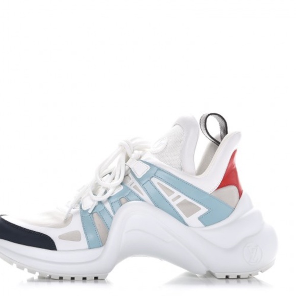 LOUIS VUITTON Calfskin Technical Nylon LV Archligh - Picture 5 of 8